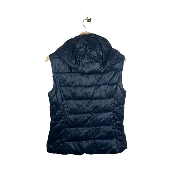 Zara Trafaluc Women’s Hooded Puffer Vest in Navy Size M - Picture 8 of 10